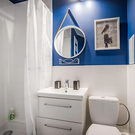 Appartement Unitapartments Zachodnia - Blisko Komunikacji Lotnisko Chopina Blue Mgr